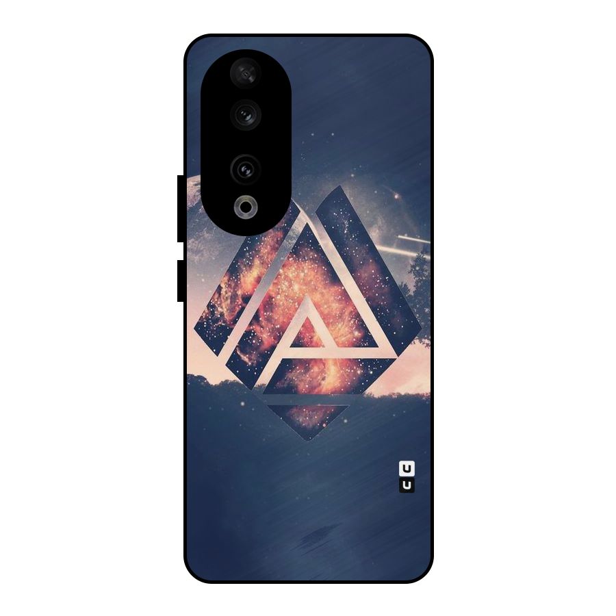 Moon Abstract Metal Back Case for Honor 90