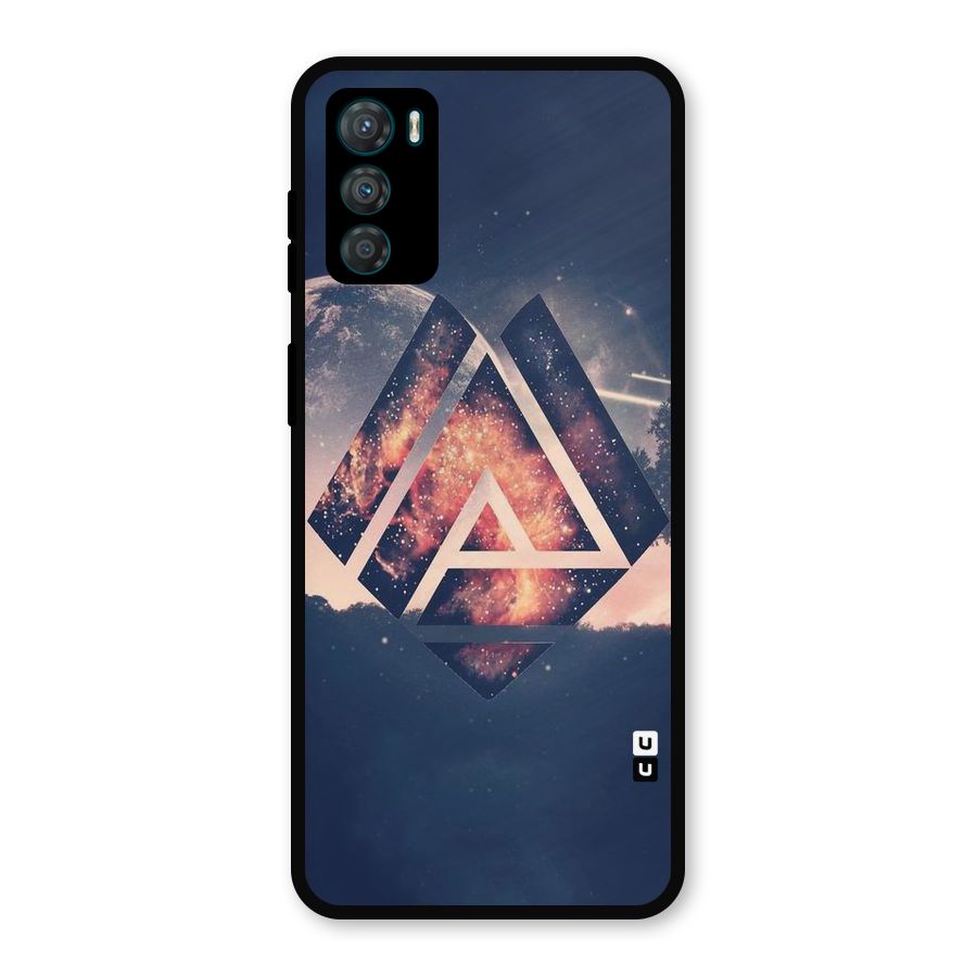 Moon Abstract Metal Back Case for Moto G42