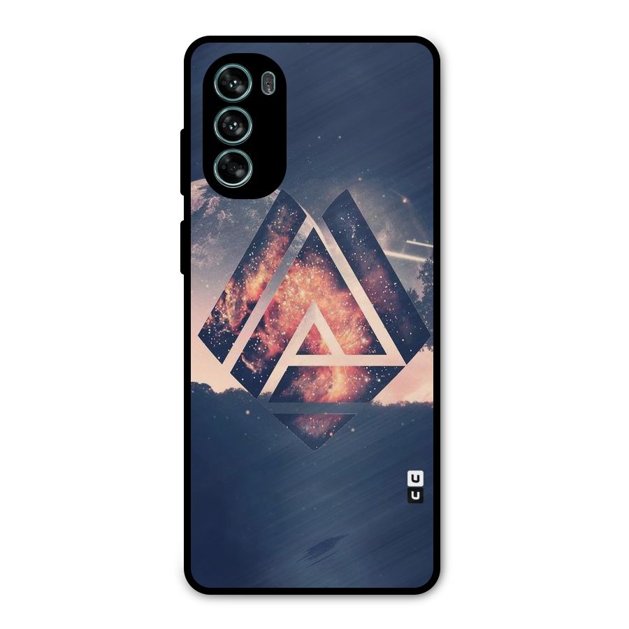 Moon Abstract Metal Back Case for Moto G62