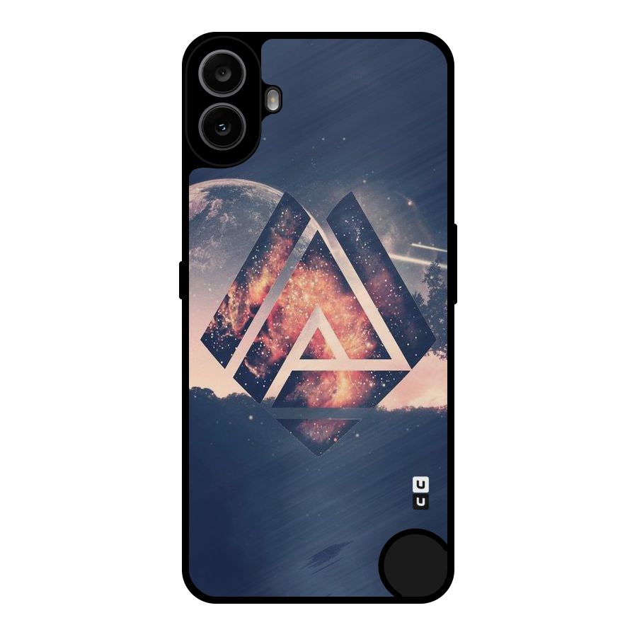 Moon Abstract Metal Back Case for Nothing CMF Phone 1