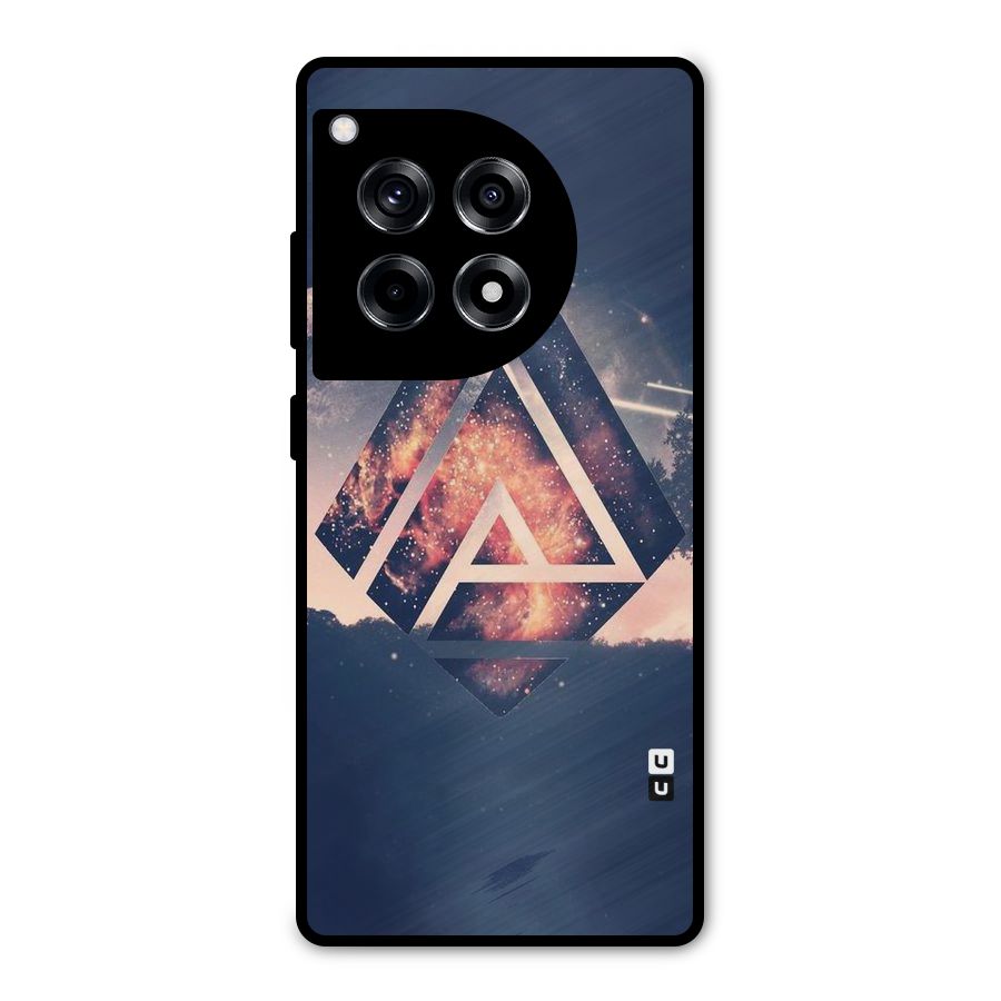 Moon Abstract Metal Back Case for OnePlus 12R