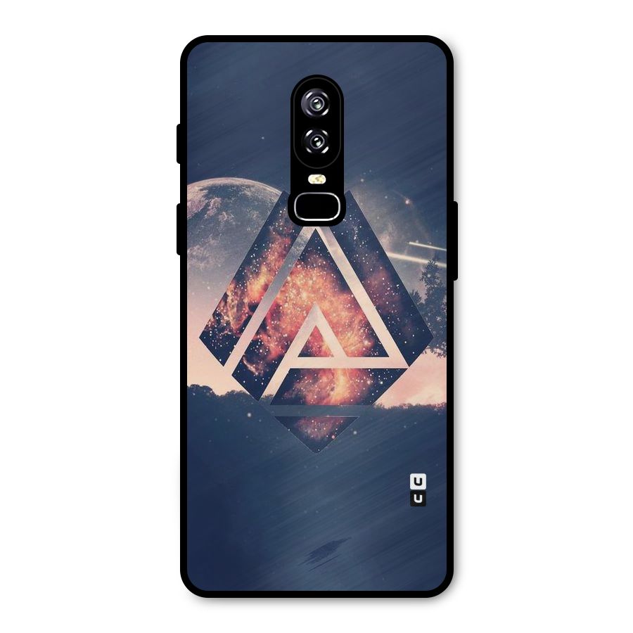 Moon Abstract Metal Back Case for OnePlus 6