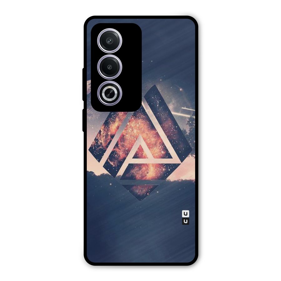 Moon Abstract Metal Back Case for Oppo K12x