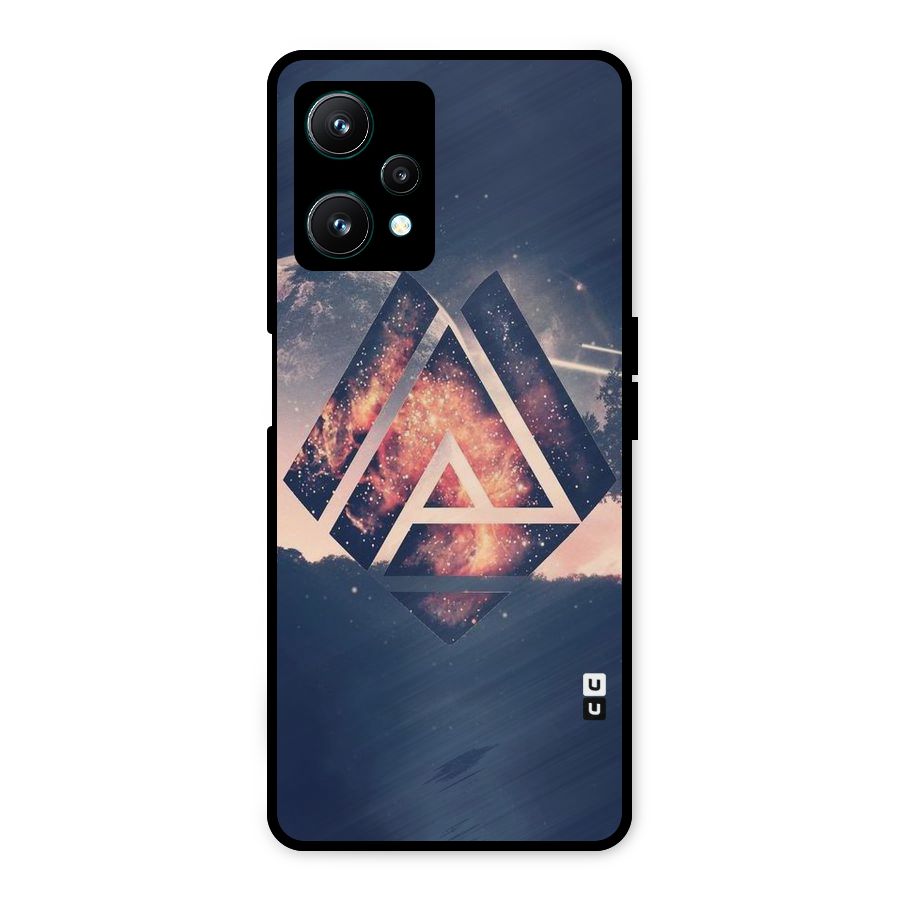 Moon Abstract Metal Back Case for Realme 9 Pro 5G