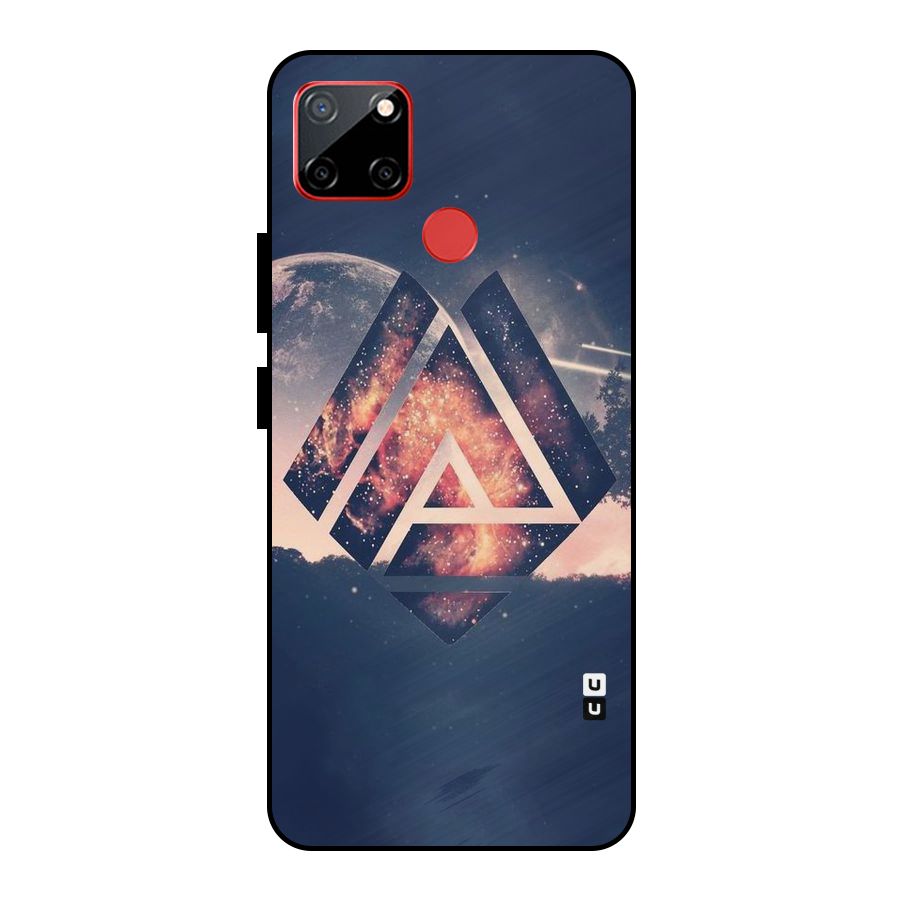 Moon Abstract Metal Back Case for Realme C12