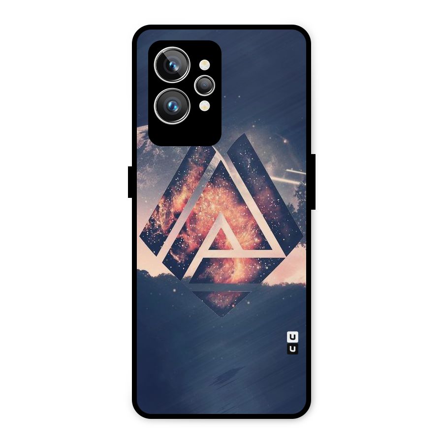 Moon Abstract Metal Back Case for Realme GT2 Pro