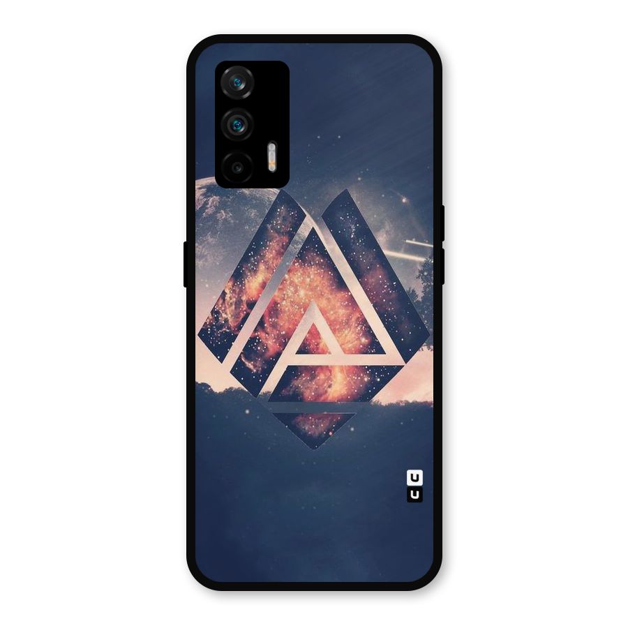 Moon Abstract Metal Back Case for Realme GT 5G