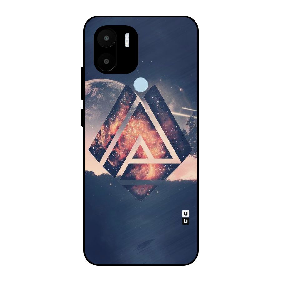 Moon Abstract Metal Back Case for Redmi A1+