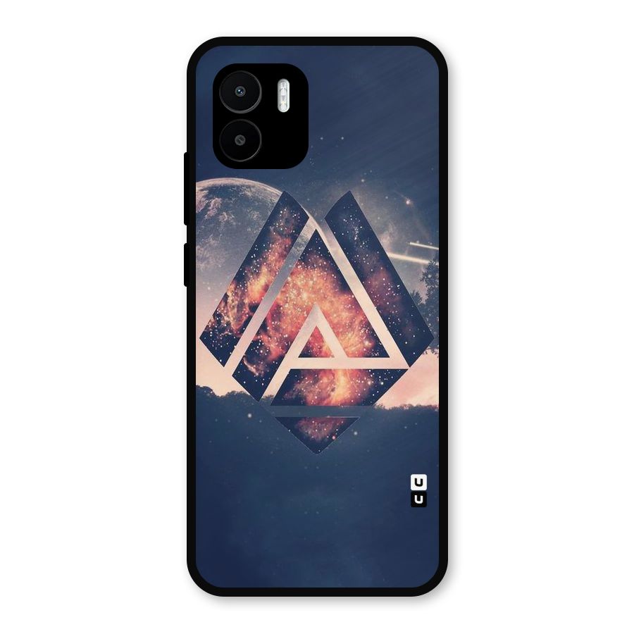 Moon Abstract Metal Back Case for Redmi A2