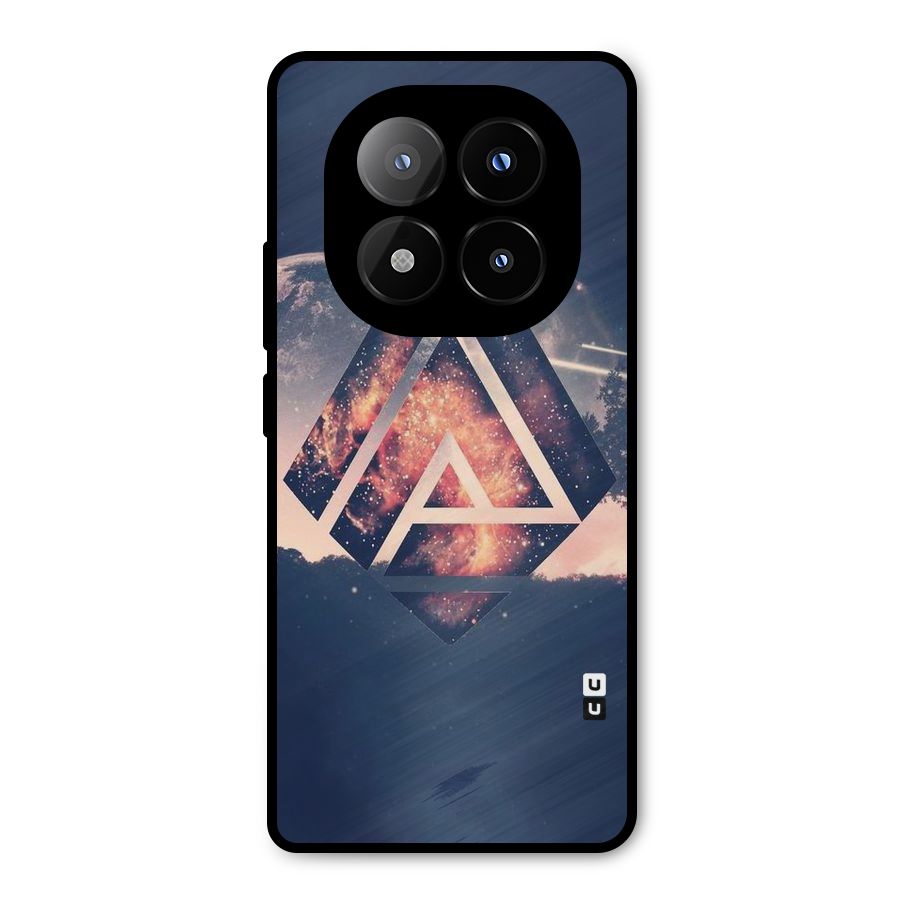 Moon Abstract Metal Back Case for Redmi Note 14 Pro Plus 5G
