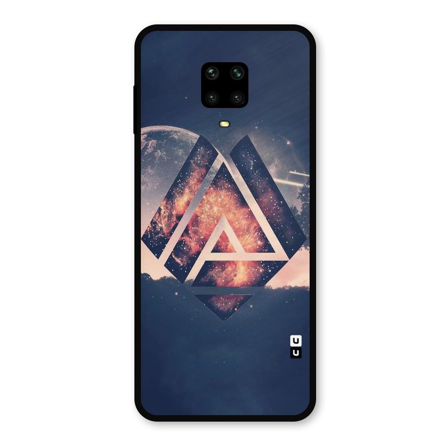 Moon Abstract Metal Back Case for Redmi Note 9 Pro Max