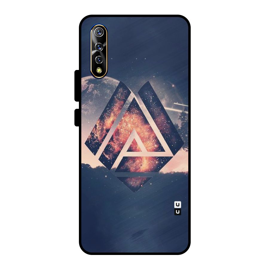Moon Abstract Metal Back Case for Vivo S1