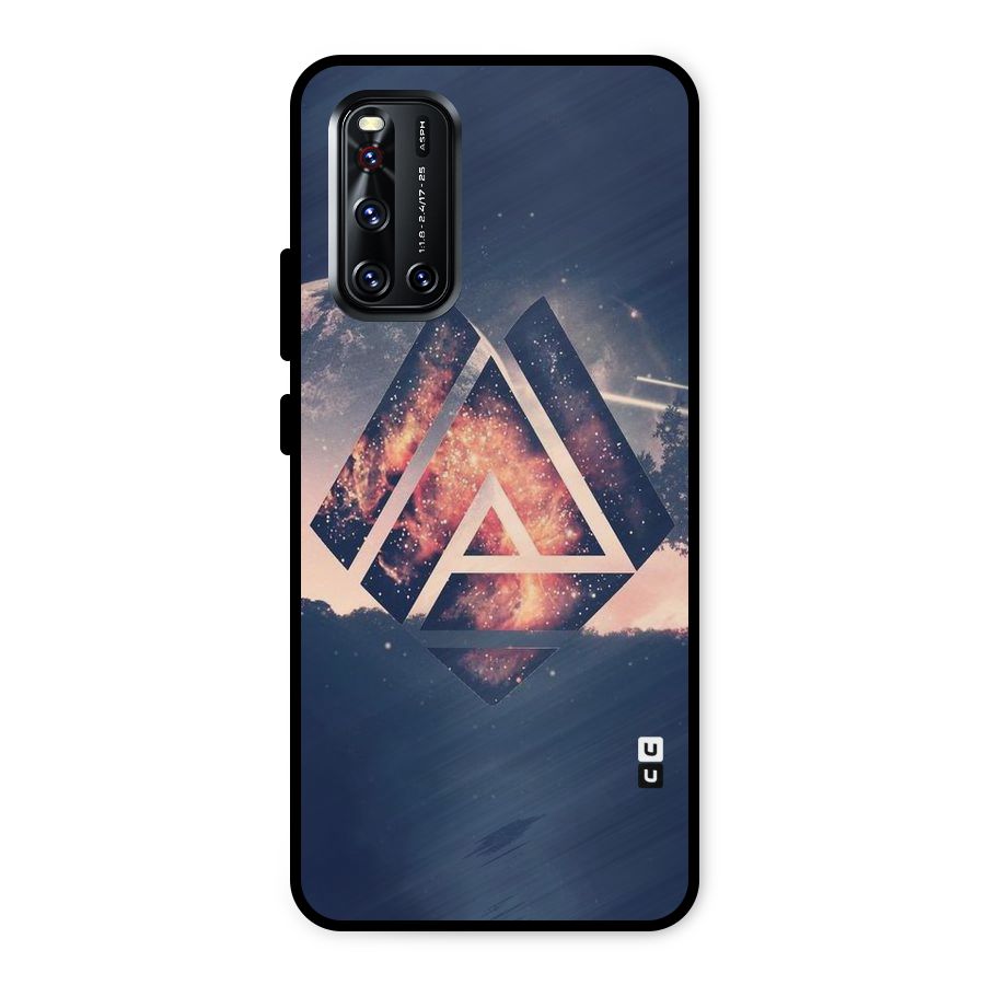 Moon Abstract Metal Back Case for Vivo V19