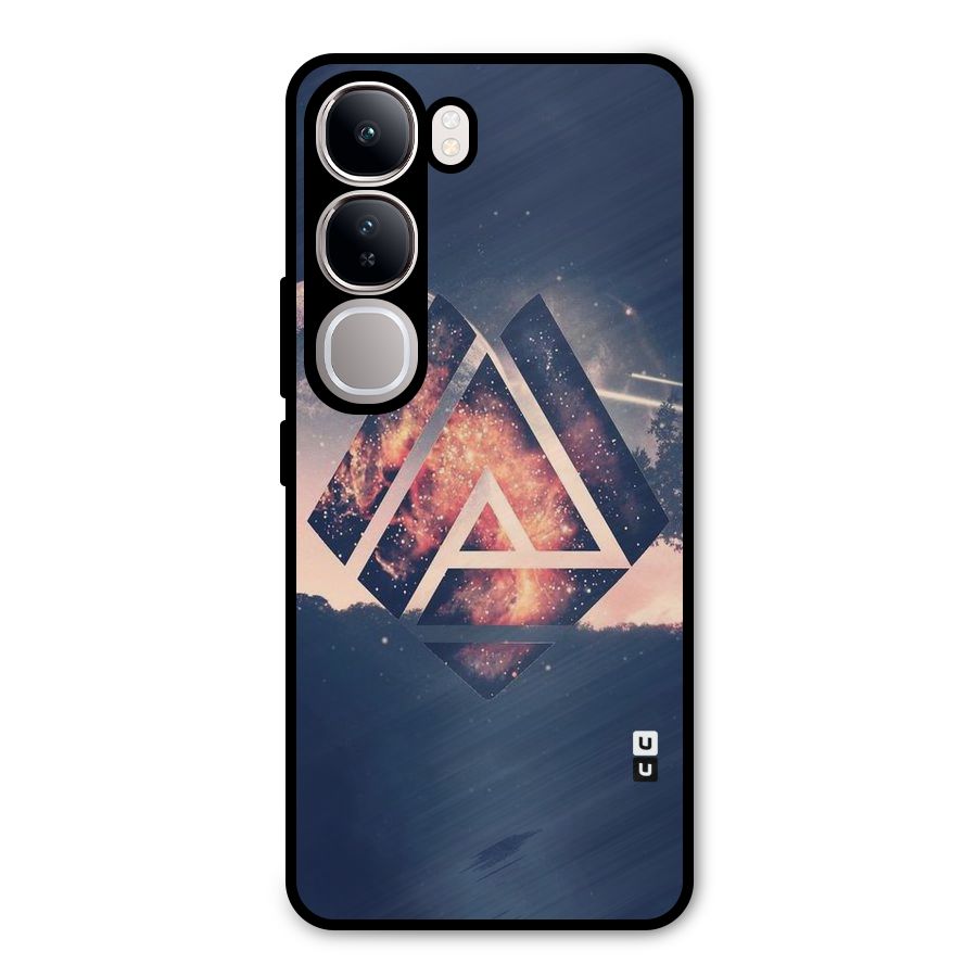 Moon Abstract Metal Back Case for Vivo Y300
