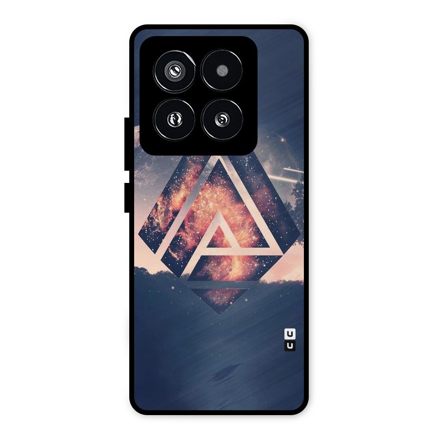 Moon Abstract Metal Back Case for Xiaomi 14 Pro