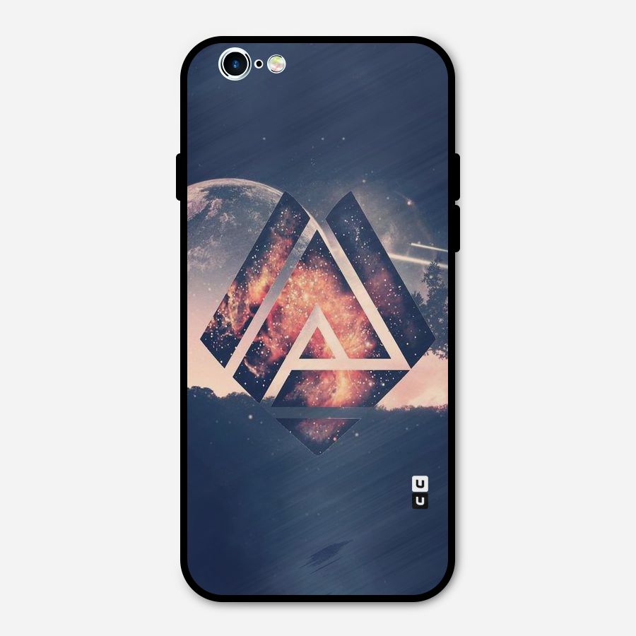 Moon Abstract Metal Back Case for iPhone 6 6s