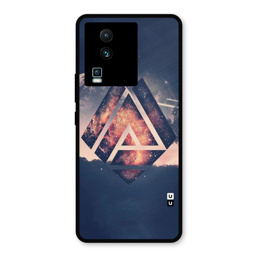 Moon Abstract Metal Back Case for iQOO Neo 7