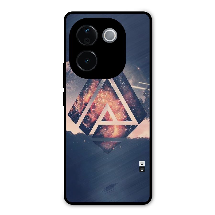Moon Abstract Metal Back Case for iQOO Z9s Pro