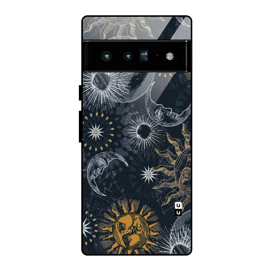 Moon And Sun Glass Back Case for Google Pixel 6 Pro