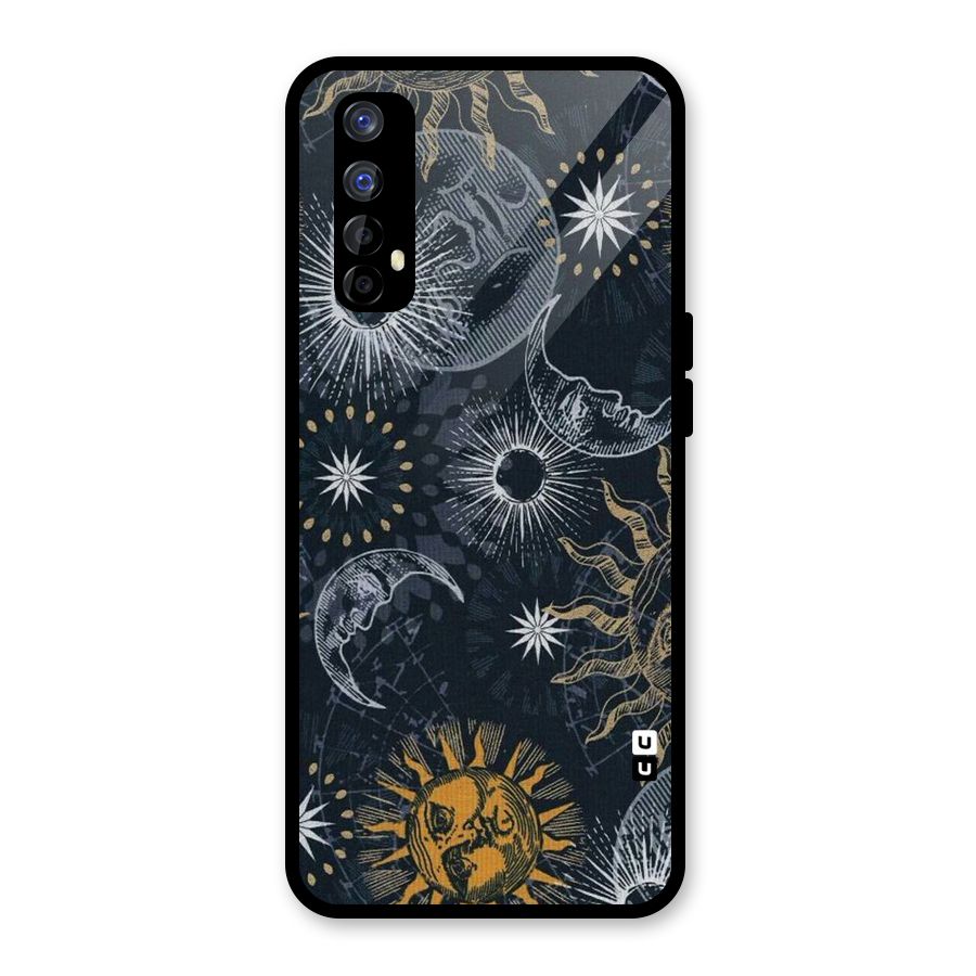 Moon And Sun Glass Back Case for Realme Narzo 20 Pro