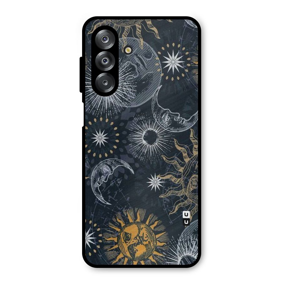 Moon And Sun Metal Back Case for Galaxy A26