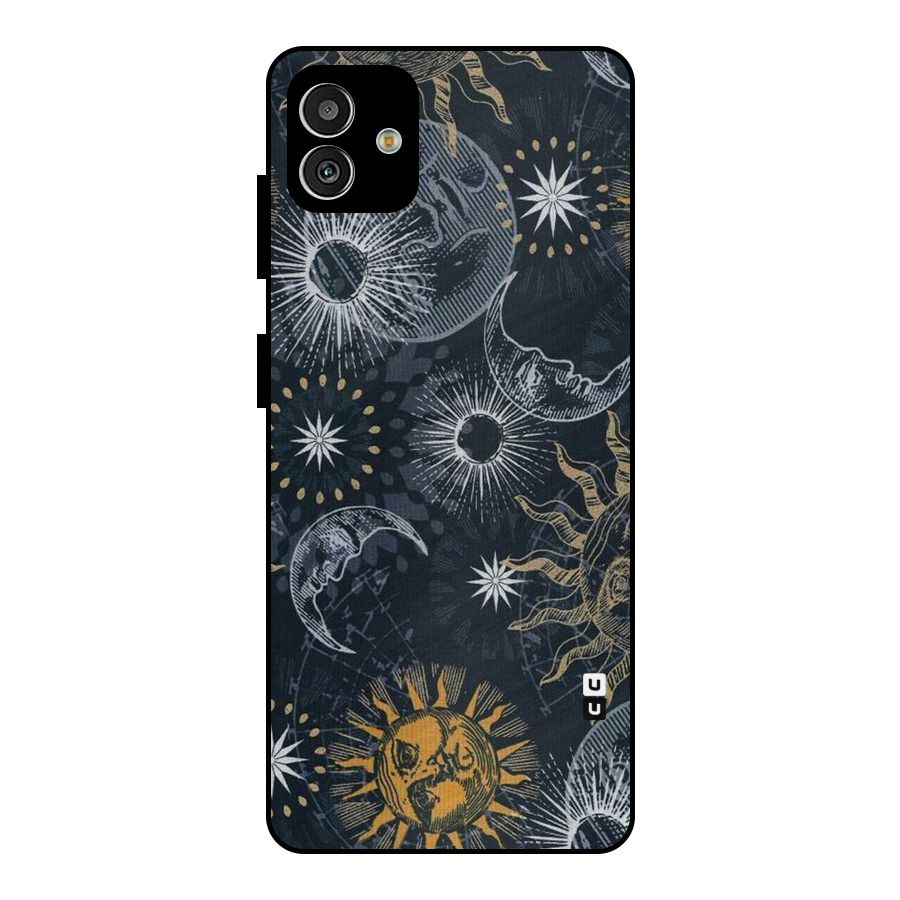 Moon And Sun Metal Back Case for Galaxy M13 5G