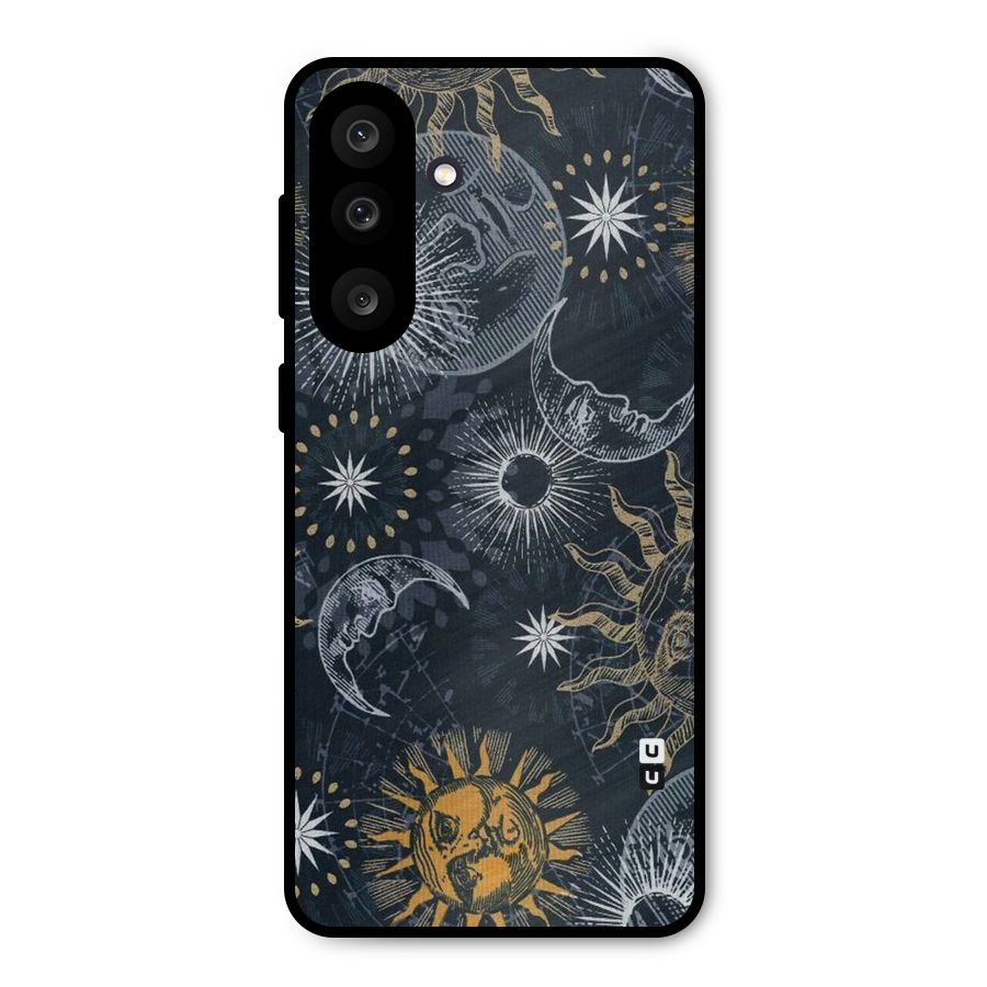 Moon And Sun Metal Back Case for Galaxy M56