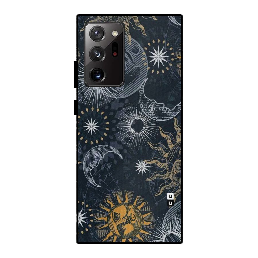 Moon And Sun Metal Back Case for Galaxy Note 20 Ultra