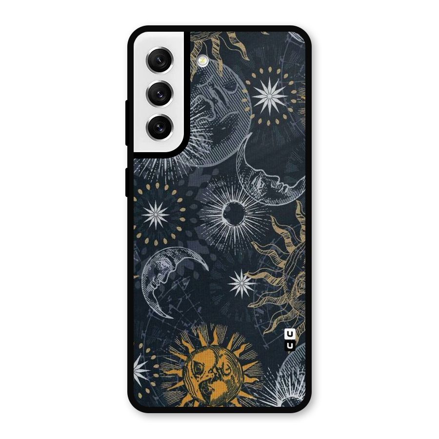 Moon And Sun Metal Back Case for Galaxy S21 FE 5G