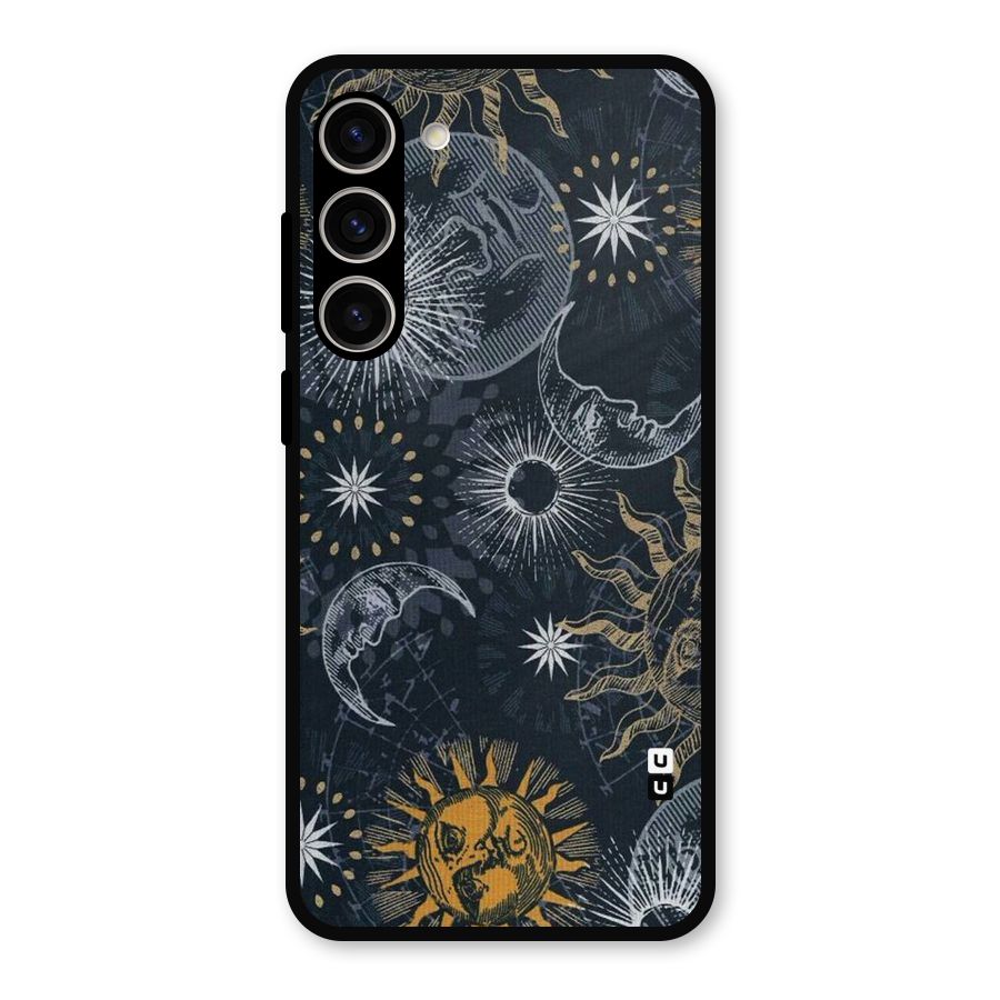 Moon And Sun Metal Back Case for Galaxy S23 Plus