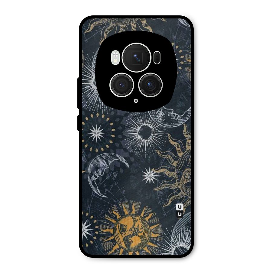 Moon And Sun Metal Back Case for Honor Magic6 Pro