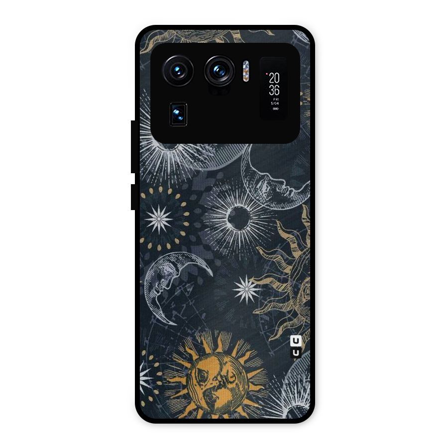 Moon And Sun Metal Back Case for Mi 11 Ultra