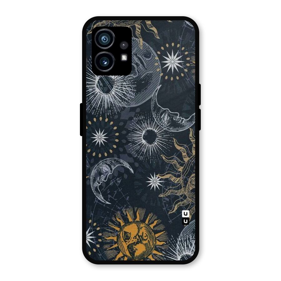 Moon And Sun Metal Back Case for Nothing Phone 1