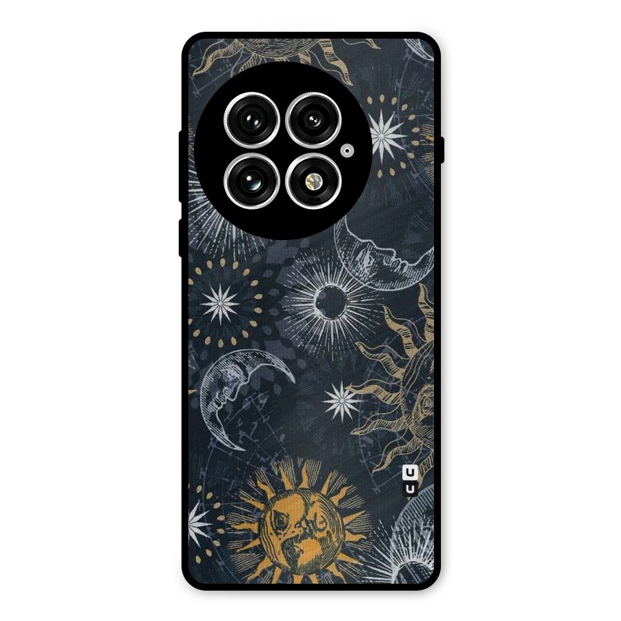 Moon And Sun Metal Back Case for OnePlus 13