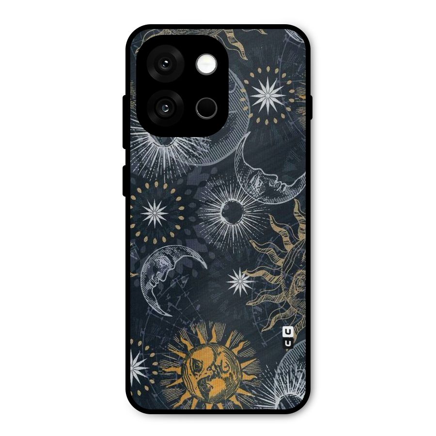 Moon And Sun Metal Back Case for OnePlus 13s