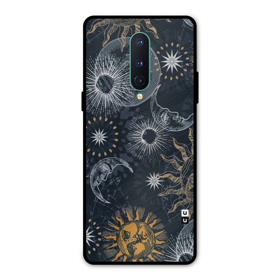 Moon And Sun Metal Back Case for OnePlus 8
