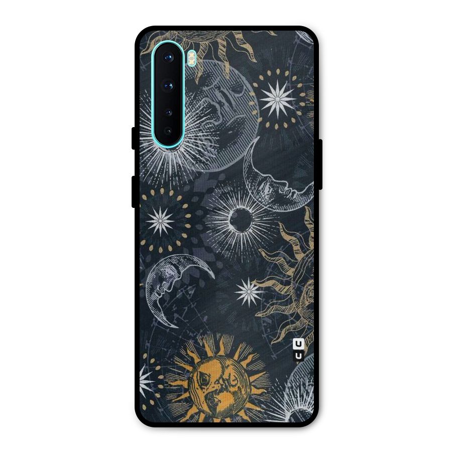Moon And Sun Metal Back Case for OnePlus Nord
