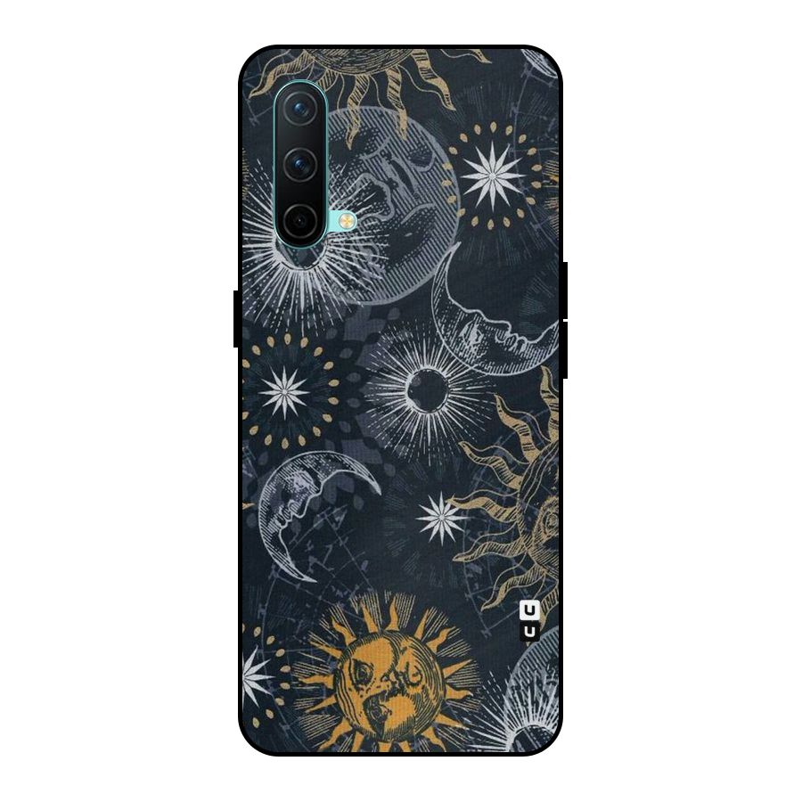Moon And Sun Metal Back Case for OnePlus Nord CE 5G