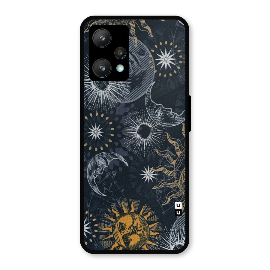 Moon And Sun Metal Back Case for Realme 9 Pro Plus 5G