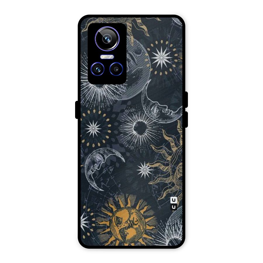 Moon And Sun Metal Back Case for Realme GT Neo 3