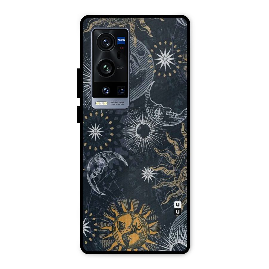 Moon And Sun Metal Back Case for Vivo X60 Pro Plus
