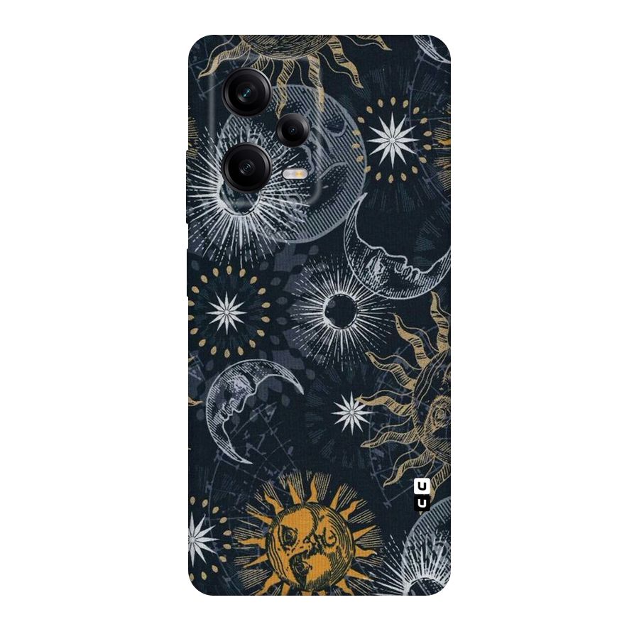 Moon And Sun Original Polycarbonate Back Case for Redmi Note 12 Pro