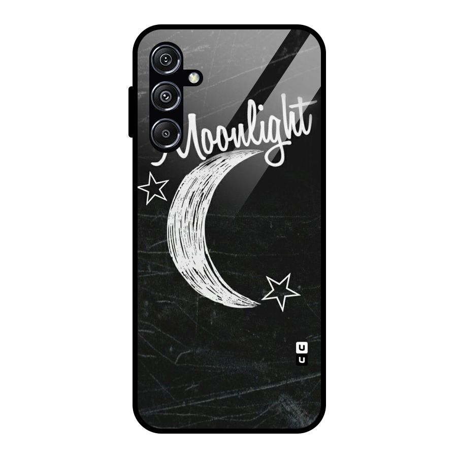 Moon Light Glass Back Case for Galaxy M34 5G