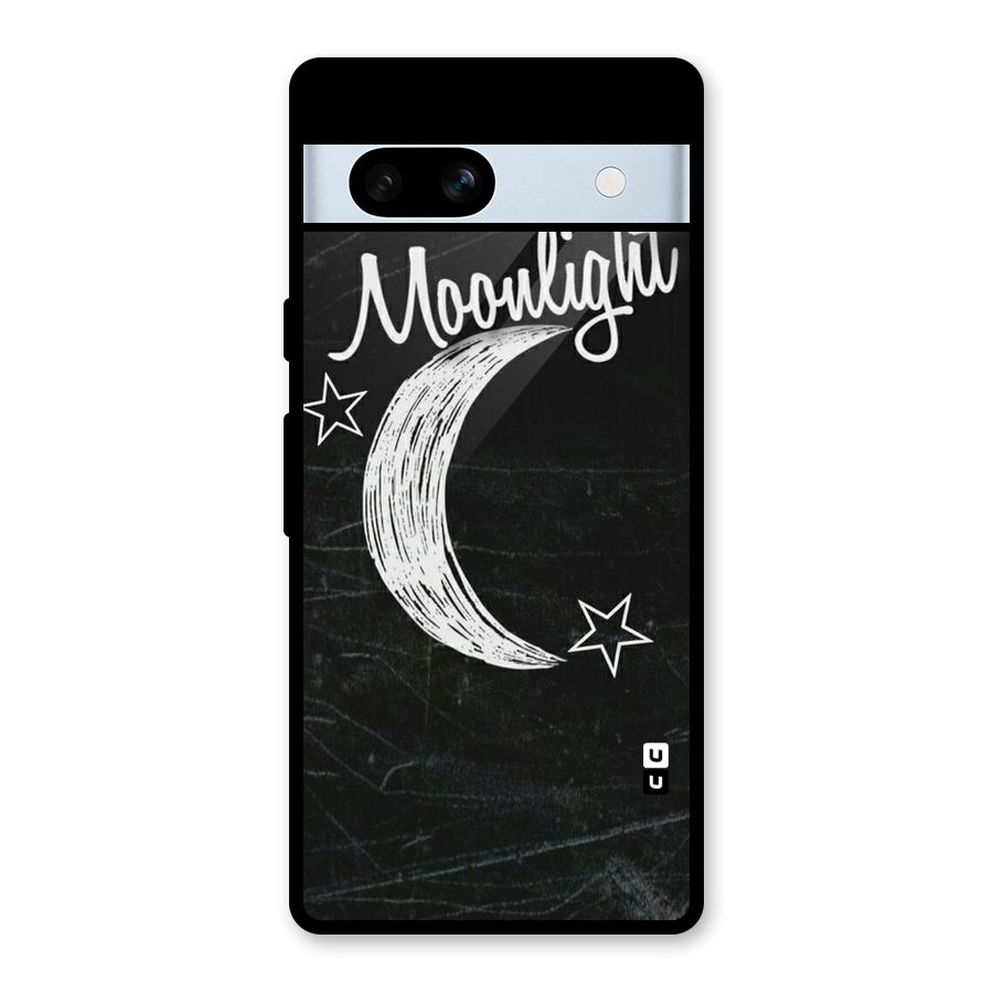 Moon Light Glass Back Case for Google Pixel 7a
