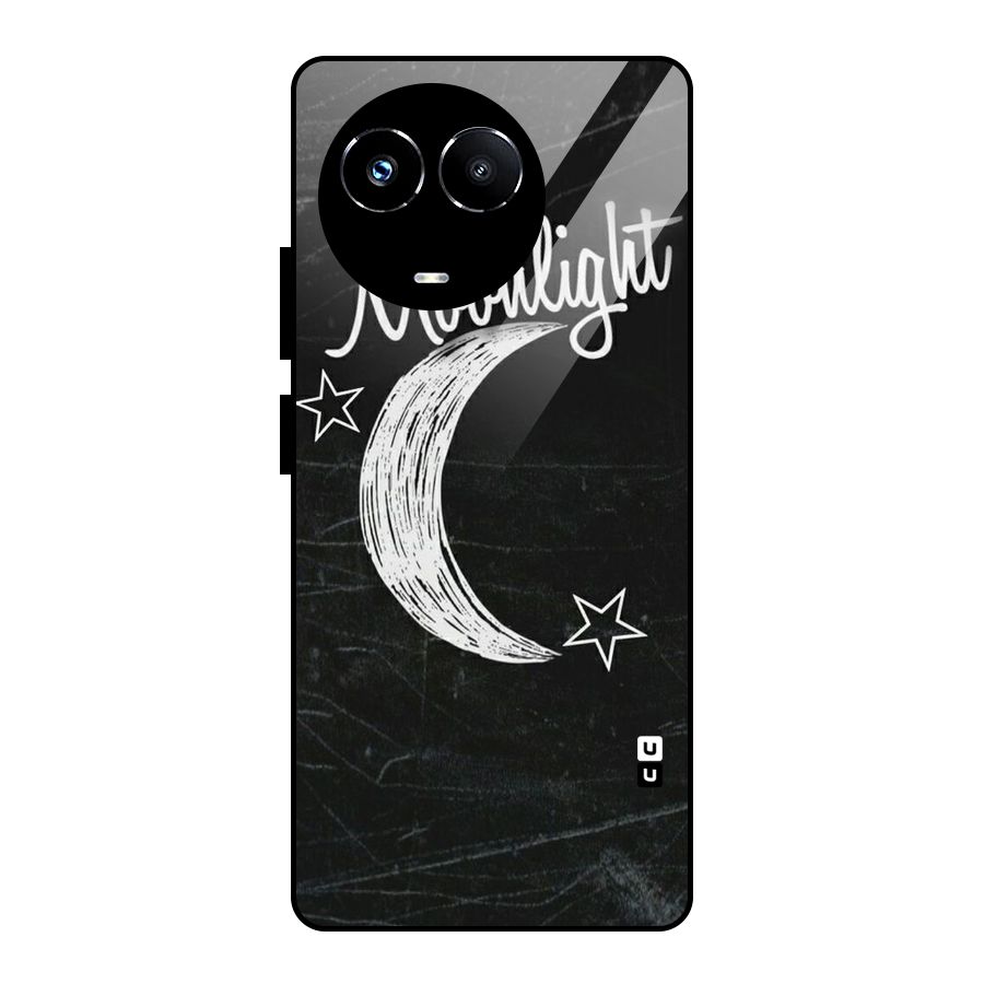 Moon Light Glass Back Case for Realme Narzo 60X