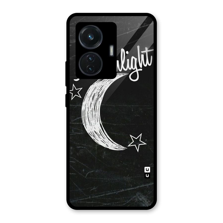 Moon Light Glass Back Case for Vivo T1 44W