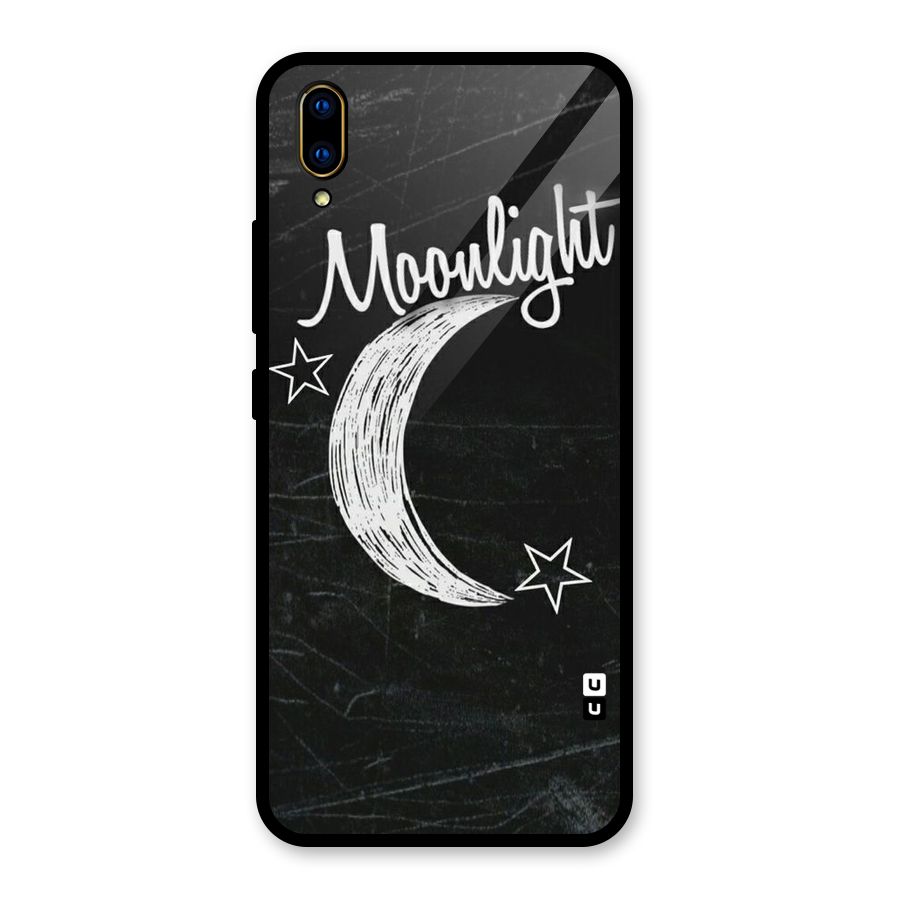 Moon Light Glass Back Case for Vivo V11 Pro