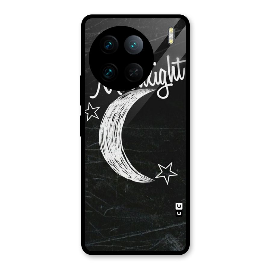 Moon Light Glass Back Case for Vivo X90 Pro