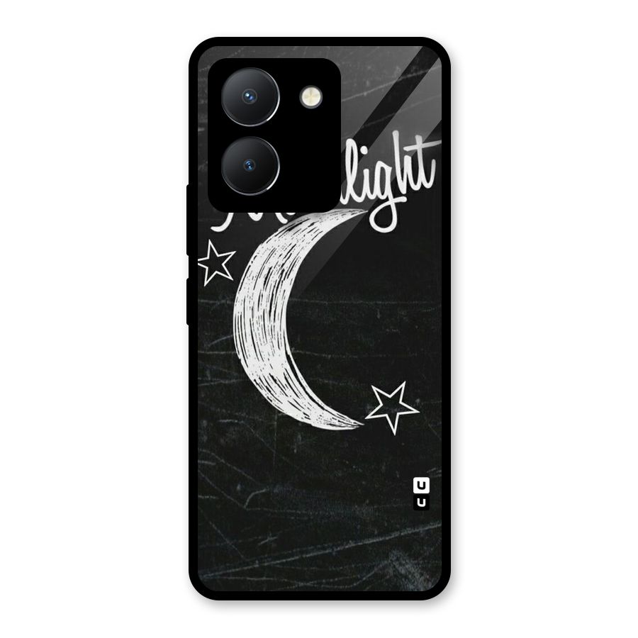 Moon Light Glass Back Case for Vivo Y36
