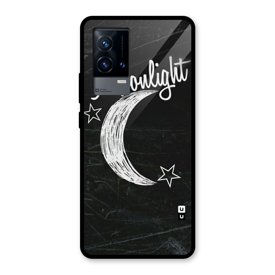 Moon Light Glass Back Case for iQOO 9 5G